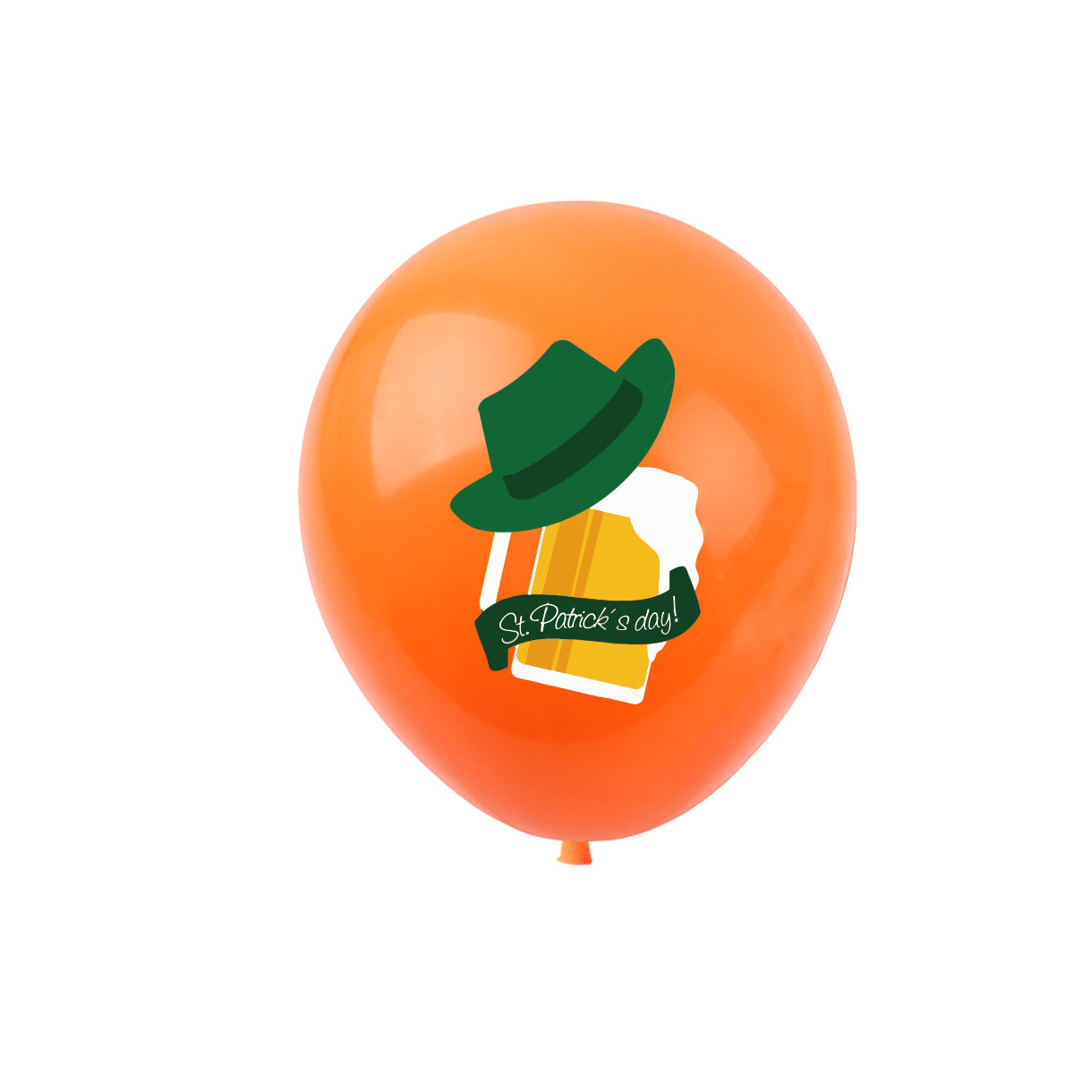 St. Patrick's Day Theme Latex Balloons - 5 Pcs