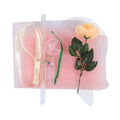 Transparent LED Light-Up Balloon with Rose