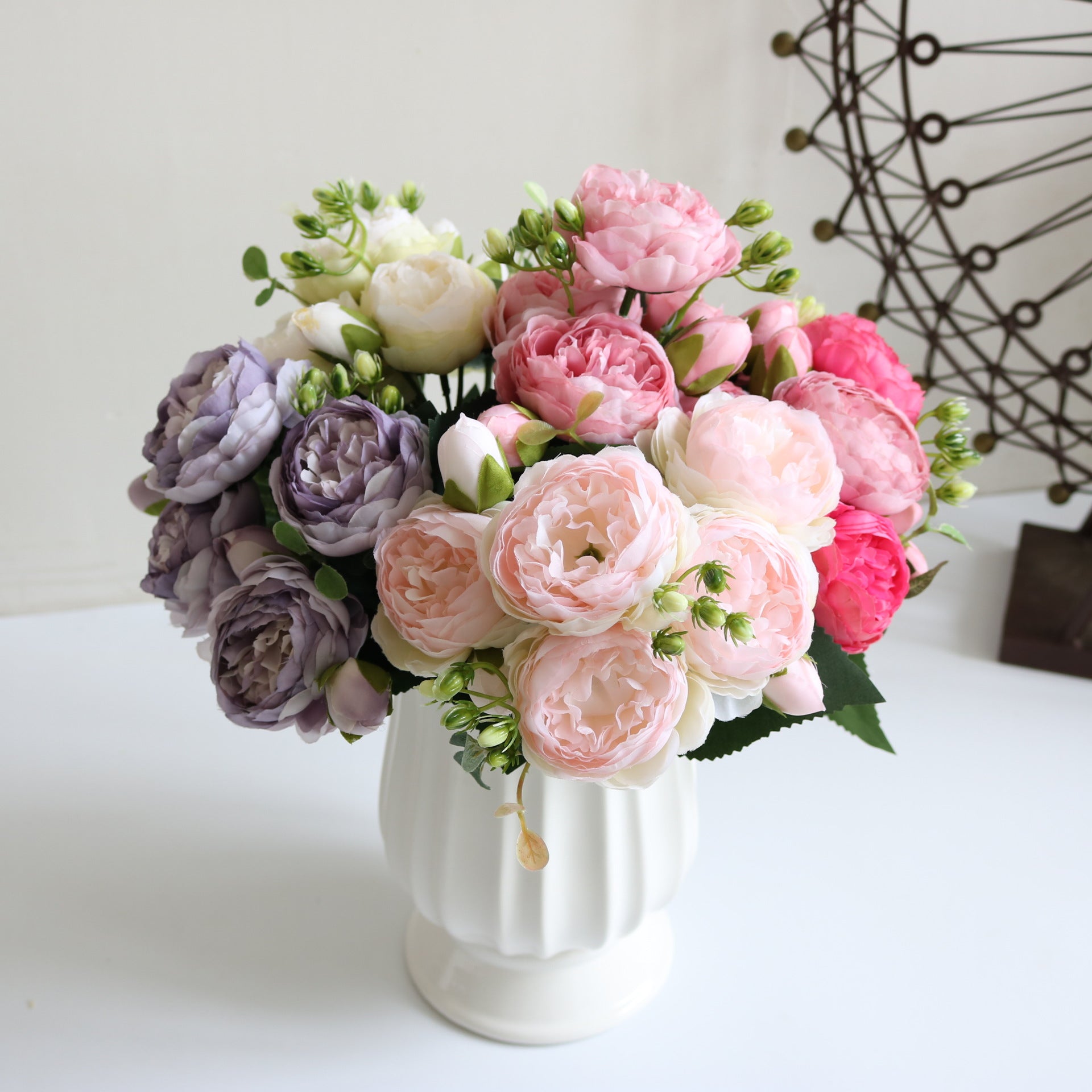 30cm Premium Artificial Peony Flowers