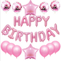 Happy Birthday Foil Letter & Confetti Balloon Kit