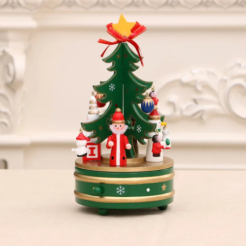 Classic Rotating Christmas Tree Musical Box